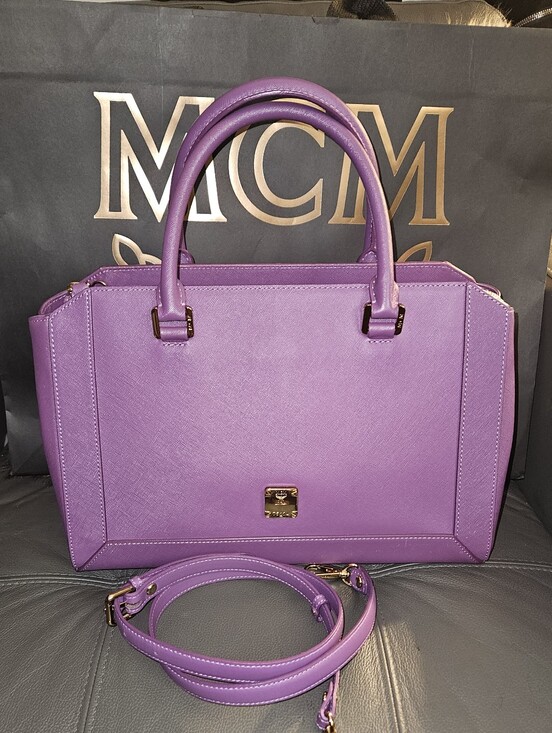 MCM Handbags - MCM Safiano Leather Large 2way Bag